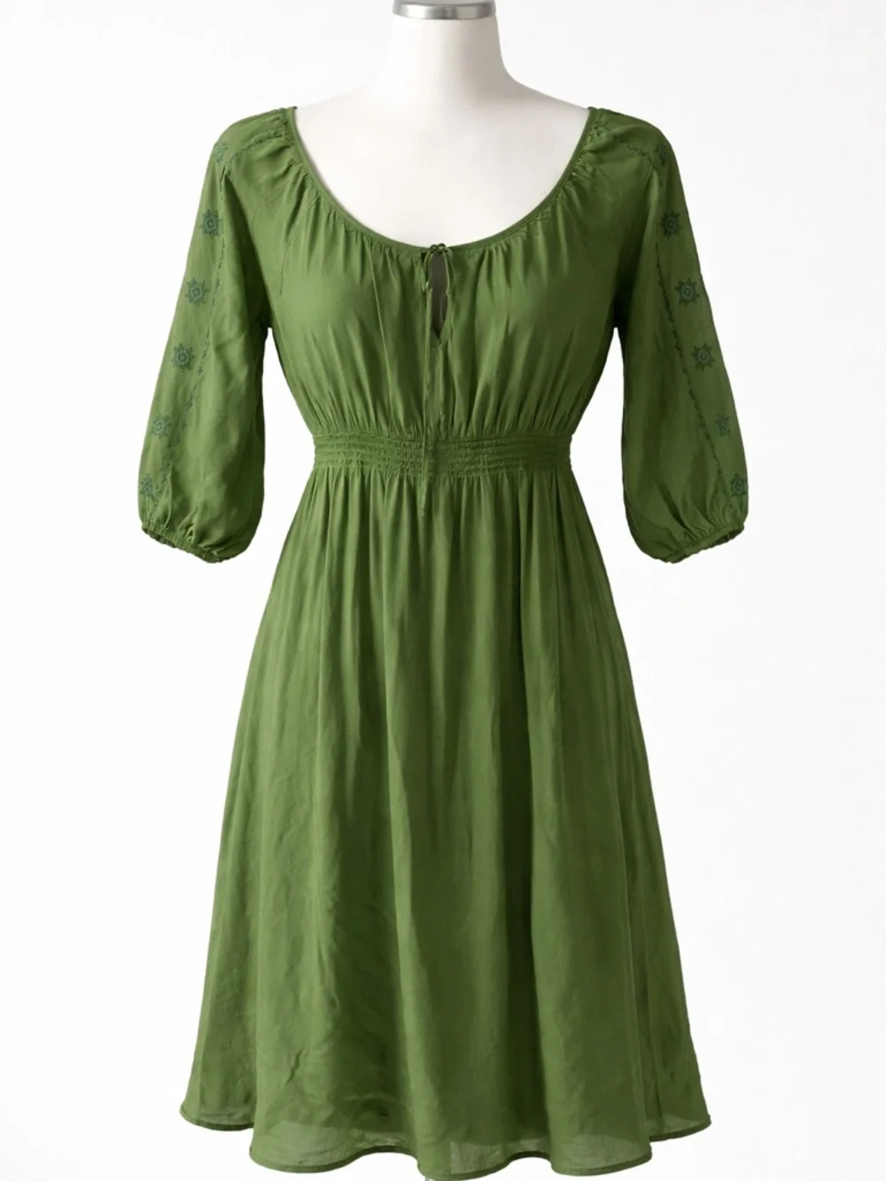 Old Navy Olive Green Midi Dress - Picture 1 of 2